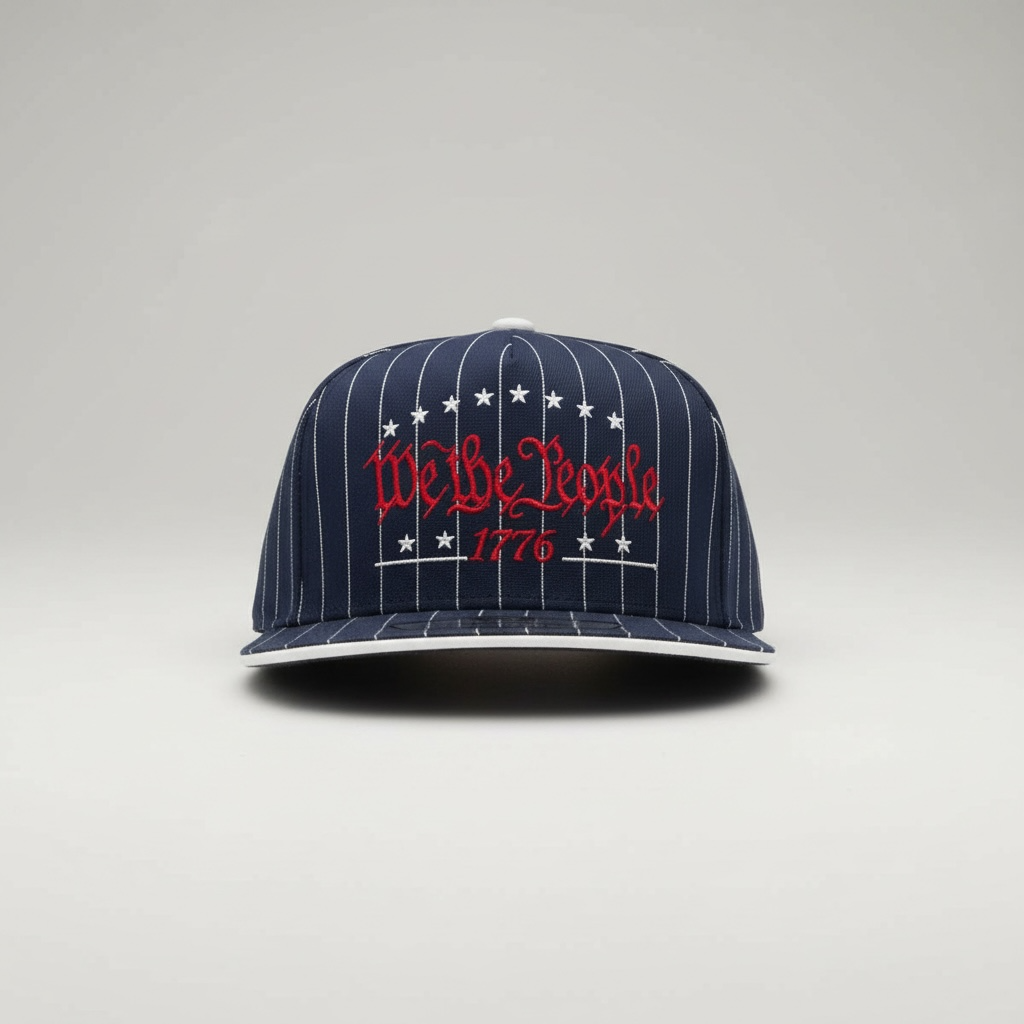 " We The People 1776 " series hat - Blue and Red
