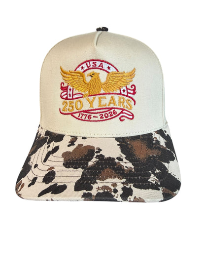 America 250 Series Hat with Leopard Bill