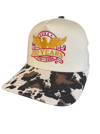 America 250 Series Hat with Leopard Bill